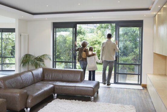 Family Viewing A Home For Sale In Chelmsford