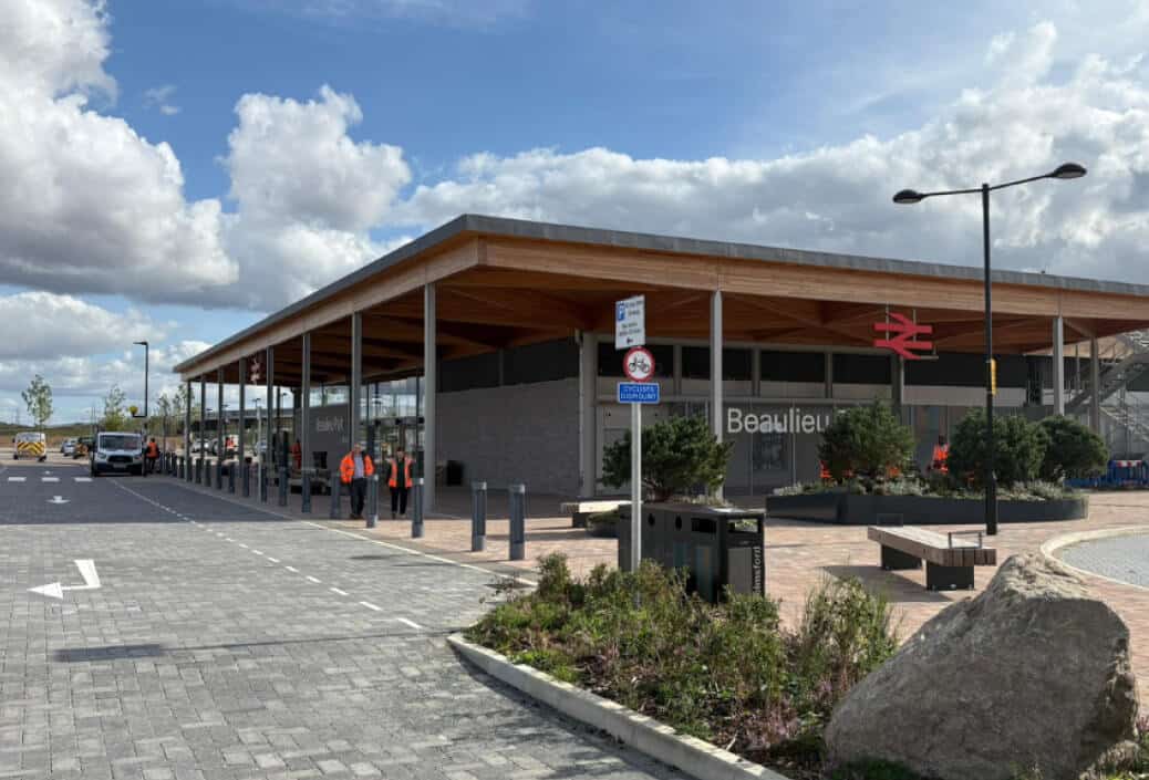 New Train Station In Beaulieu Park